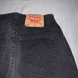 Black vintage high waisted mom jeans